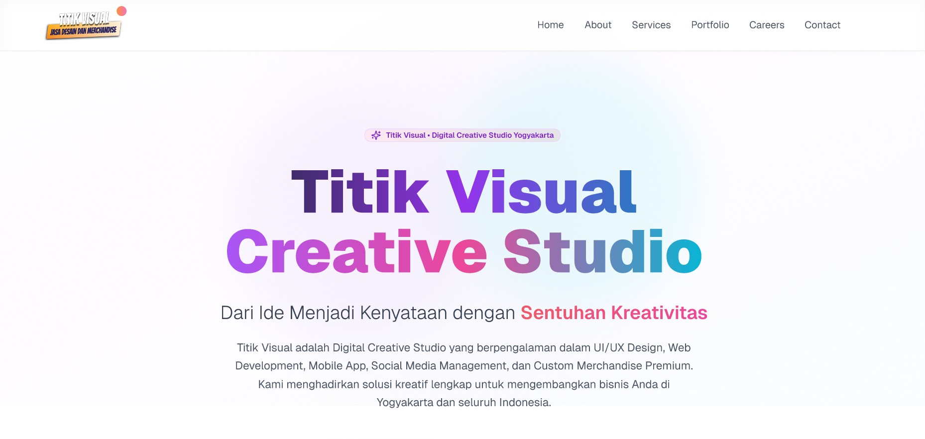 Titik Visual Landing Page